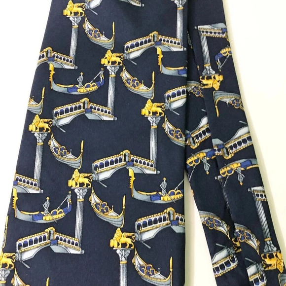 Antiche Seterie Fiorentine Silk Tie Necktie Made In Italy - Picture 13 of 13